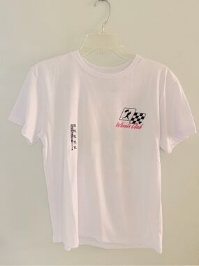 Baseballism Speed Kills Pima Cotton T-Shirt - White - YL